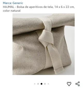 Bolsa Ikea HAJMAL 14x6x22cm