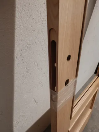 Dos puertas de castaño