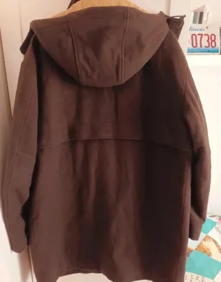 Abrigo Lana Stefanel Retro Vintage Marrón