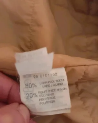 Abrigo Lana Stefanel Retro Vintage Marrón