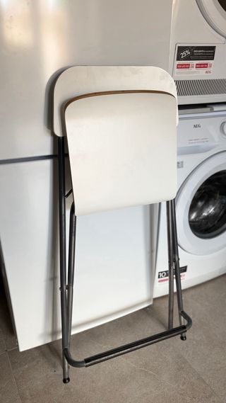 Taburete Plegable Metal y melamina