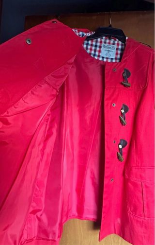Parka / Trenca Roja London Co. Talla L