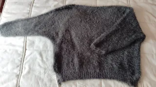 Jersey de lana gris talla única