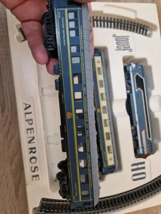 antiguo tren electrico Jouef Alpenrose locomotora