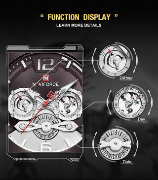RELOJ ESTILO MILITAR NAVIFORCE 9168
