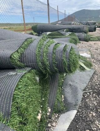 Césped artificial reciclado