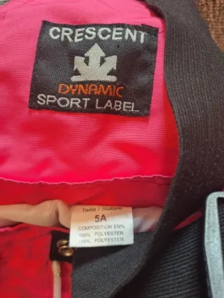 Conjunto esquí para niños : pantalón y guantes