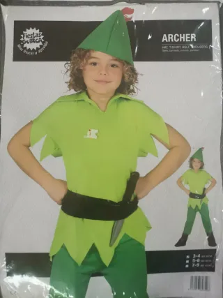 Disfraz Peter Pan Talla 5-6 Años
