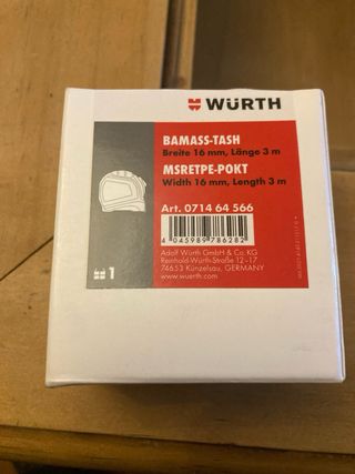 Flexómetro Würth 3m Art. 0714 64 566