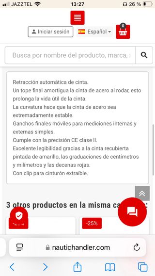 Flexómetro Würth 3m Art. 0714 64 566