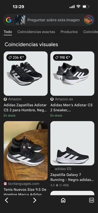 Tenis Adidas Negros y Blancos