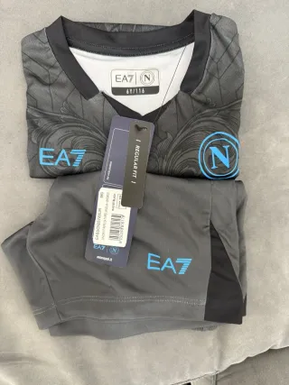 Kit calcio Napoli junior EA7