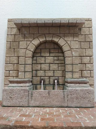 Fuente artesanal para belenes
