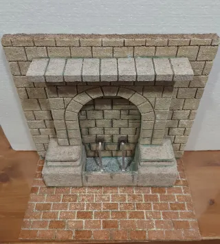 Fuente artesanal para belenes