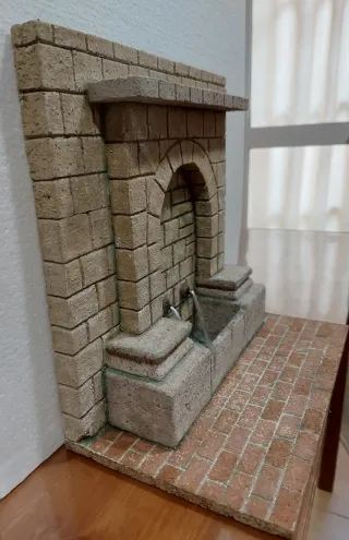 Fuente artesanal para belenes