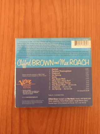 CD Clifford Brown / Max Roach Jazz (Digipack)