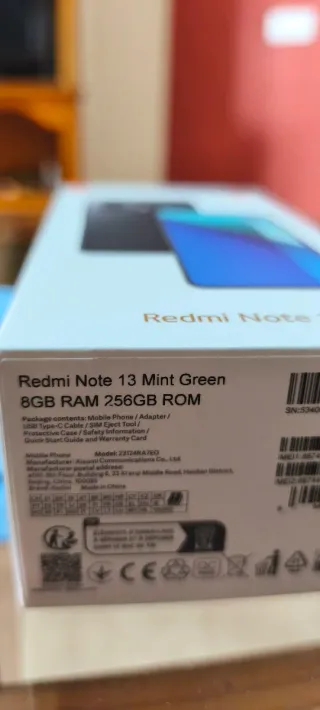 Xiaomi Redmi Note 13 256GB Negro