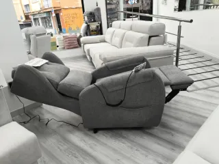 Sillón geriátrico gris