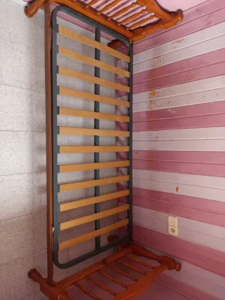 2 Camas Madera Convertibles Literas