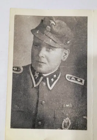 Militaria III Reich Cartão Obituário Waffen SS