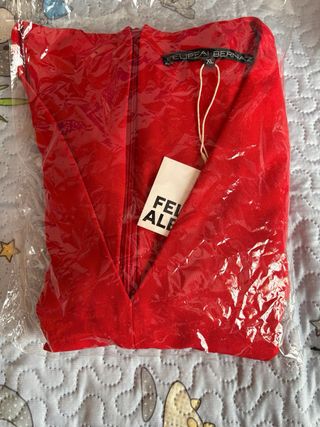 Vestido Felipe Albernaz Rojo Talla XL