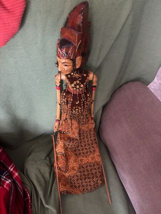Marioneta antigua de madera