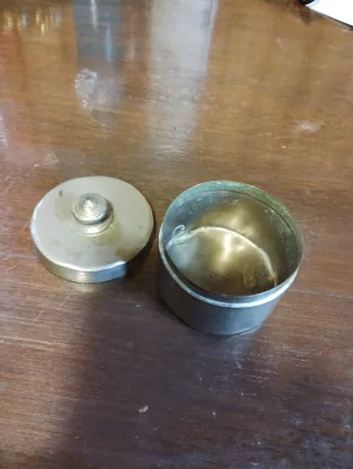 Scatolina vintage in acciaio