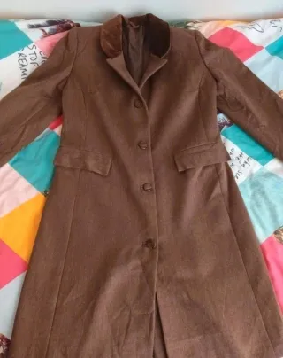 Abrigo Retro Vintage Marrón