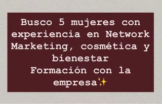 Busco 5 mujeres para teletrabajo