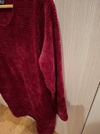 Vestido rojo de punto