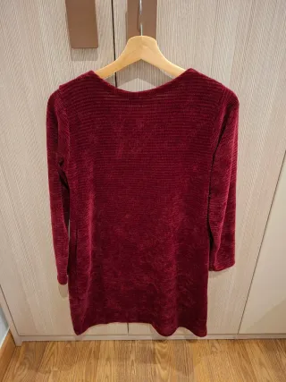 Vestido rojo de punto