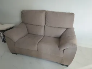 Conjunto Sofás 3+2 Plazas Beige.