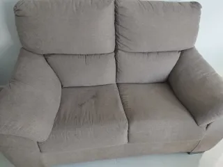 Conjunto Sofás 3+2 Plazas Beige.