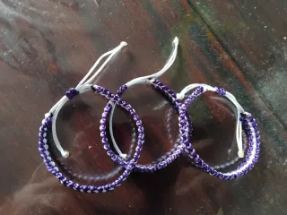 Braccialetti Real Madrid Viola e Bianchi