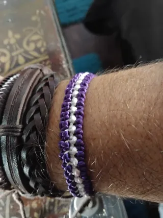 Braccialetti Real Madrid Viola e Bianchi