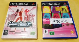 Pack Singstar '80 y Dancing Stage Supernova 2 PS2