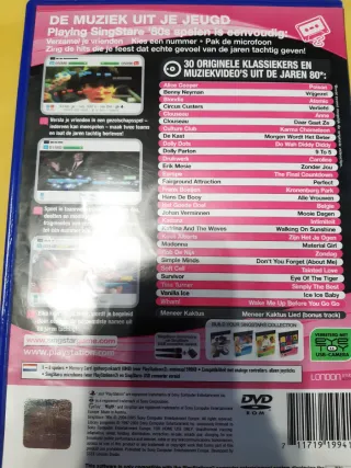 Pack Singstar '80 y Dancing Stage Supernova 2 PS2