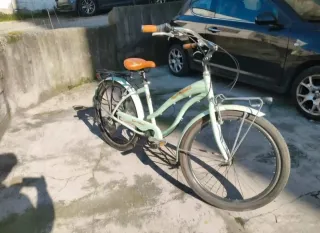 Bicicletta Cruiser Azzurra