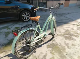 Bicicletta Cruiser Azzurra