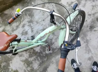 Bicicletta Cruiser Azzurra