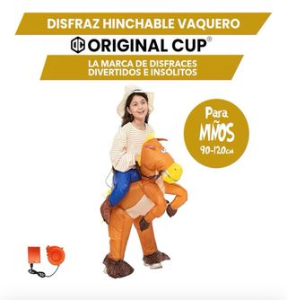 Disfraz Caballo Hinchable Niños hasta 120cm