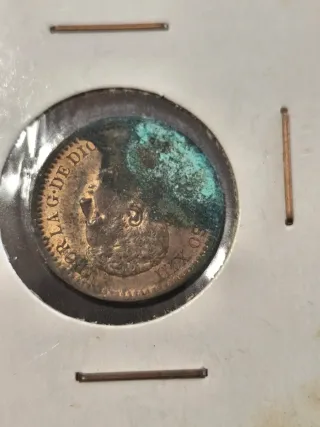 Lote Moneda Antigua 2 Cent. España 1904