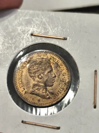 Lote Moneda Antigua 2 Cent. España 1904