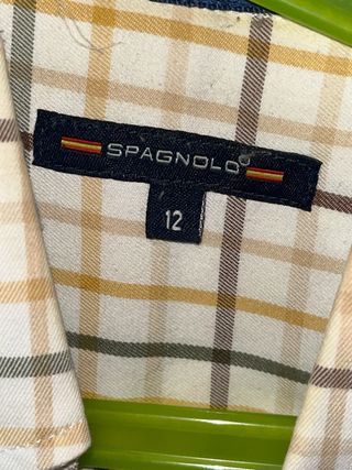 Camisa SPAGNOLO cuadros L/40/12