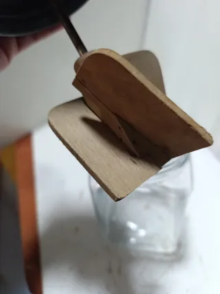 Mantequera antigua cristal manual