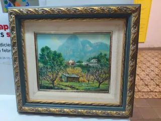 Cuadro paisaje Atalaya de Cieza de Jesús Carrillo.