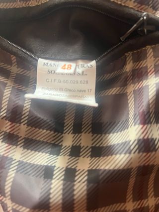 Chaquetón marrón ante