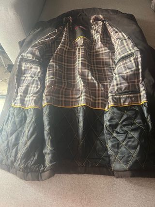 Chaquetón marrón ante