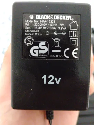 Taladro Atornillador Black+Decker 12V