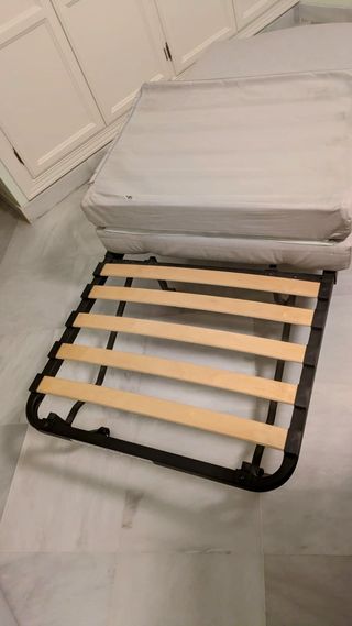 Sofá cama IKEA LYCKSELE MURBO + colchón